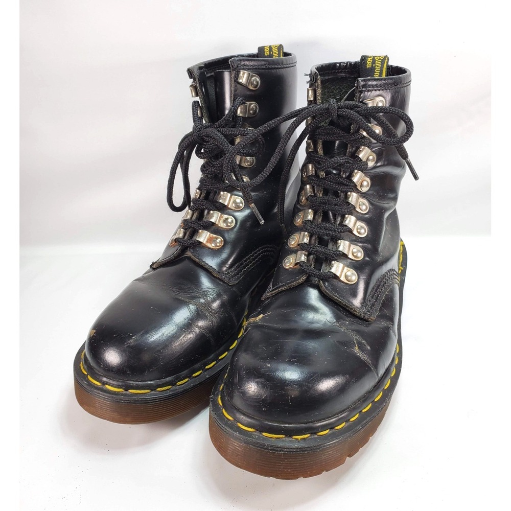 DR. MARTENS‎ VINTAGE ENGLAND 8217 LUG SOLE PLATFORM COMBAT Y2K BOOTS UK 5 US 7
